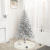 Cross-Border New Christmas Decorations Silver Pet Light Leather Christmas Tree Hotel Shopping Mall Christmas Decoration Ornaments