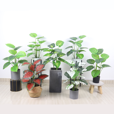 Nordic Artificial Plants Ground  Ornaments Indoor Living Room Decoration Bunches of Green Plants Potted Plants