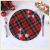 Creative Retro Style Christmas Tableware Household Plate Personalized Breakfast Plate Dishes