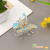 Yingmin Accessory New Women's Simple Colorized Butterfly Grip Super Fairy Three-Dimensional Bangs Back Head Ponytail Hairpin Shark Clip  Hair Accessories