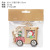 Amazon Cross-Border New Christmas Decorations Nordic Painted Wooden Car Candy Christmas Tree Pendant