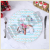 Easter Rabbit Patterned Charger Plate Dinner Chargers Decorative Plates for Home Kitchen Easter Party Wedding