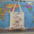 New Creative Cotton Canvas Bag Student Creativity Handbag Customized Factory Color Printing Blank Canvas Bag Wholesale