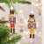 Amazon Cross-Border New Christmas Decorations Ins Walnut Soldiers Combination Ornaments Christmas Tree Pendant