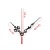Overlord Red Wave Movement Noiseless Hanging Clock Power Scanning Watch Core Cross Stitch Quartz Clock Movement Accessories