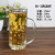 Transparent Beer Glass Bark with Handle Beer Mug Tea Cup Beverage Glass Thick Heat-Resistant Beer Cup