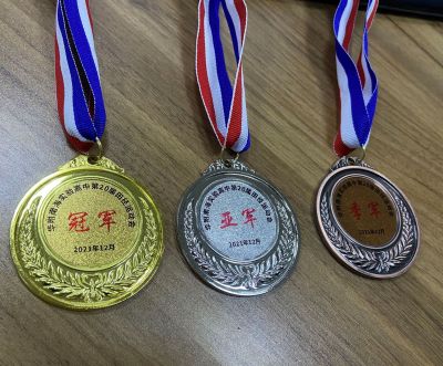 Manufacturer Gold Foil Medal Customized Die Casting Blank Sports Marathon Metal Wheat Medal Customized Medal Making