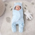 Autumn and Winter Double-Layer Newborn Split Leg Pack Quilt Bean Velvet Soothing Gro-Bag Baby Anti-Kick Quilt Baby Swaddle Sleeping Bag Blanket