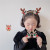 Christmas Children Headwear Cute Deer Horn Headband Elk Barrettes Khaki Baby Festival Head Clip Mori Style Girls' Headband