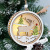 Creative Christmas Pendant with Light Home Restaurant Christmas round Lamp Wooden Crafts Decoration Christmas Gift