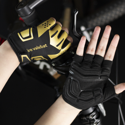Outdoor Sports Cycling Gloves Summer Men and Women Breathable Non-Slip Fitness Weightlifting Half Finger Bicycle Riding Gloves