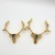 Wall Clock Decorative Painting Deer Head Decoration Plastic Material Quartz Clock Movement Accessories Nordic Light Luxury Ornament Deer Head