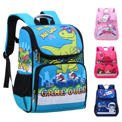 New Astronaut Bag Russian Primary School Student Schoolbag Cartoon Cute Backpack Children Boys and Girls Wear-Resistant Breathable Backpack