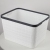 W16-2427 Rattan-like Desktop Storage Basket Household Sundries Storage Basket Plastic Kitchen Storage Basket Snacks Storage Basket