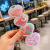 Children's Colorful Rubber Band Peas Small Flower Clip Cute Baby High Elastic Hair Band Does Not Hurt Hair Girls Hair Accessories Suit