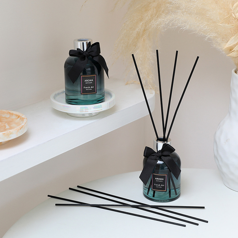 新款家居大瓶无火香薰干花藤条除臭空气芳香剂酒店香薰套装 香薰