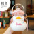 Summer Cute Little Yellow Duck Plastic Cup Straw Portable Student Big Belly Cup Children Straps Gift Cup