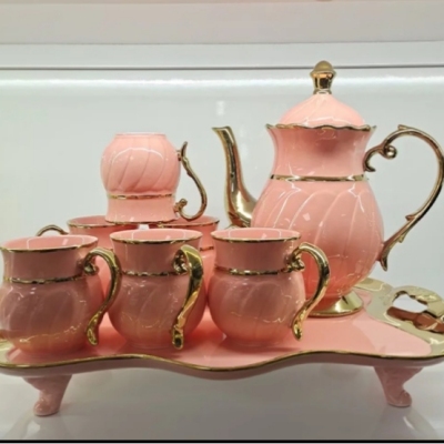 Ceramics Cold Water Jug Coffee Set Cup Set Tableware Ceramic Pot Afternoon Tea Milk Cup Milky Tea Cup Kettle