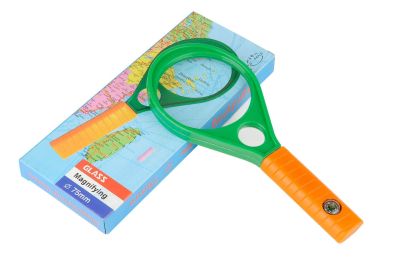 75mm Double-Light High-Quality Magnifying Glass High-Power Color Double-Light Magnifying Glass for Gifts for Students and the Elderly
