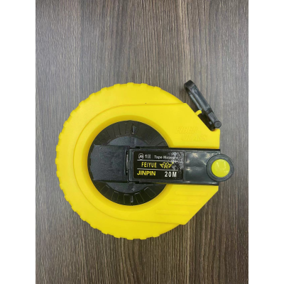 Fiber 30 M 50 M 100 M Disc Ruler Hand Plastic Tape Measure