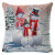 Christmas Pillow Cover Graphic Customization Gift Amazon Home Linen Super Soft and Short Plush Sofa Cushion