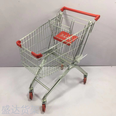 Supermarket shopping cart shopping cart convenience store shopping cart European style cart managing freight car