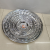 Stainless Steel round Plate Meals Dish Kitchen School Canteen Seasoning Plate round