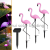 Solar Light LED Solar Garden Ground Plug Light Flamingo Animal Solar Christmas Lamp Decoration Garden Lamp