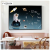 New Arrival Dining Room and Study Room Clock Wall Clock Decorative Clock Aluminum Alloy Diamond Baked Porcelain Modern Creative Decorative Painting