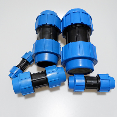 Quick Connection Direct PE Quick Connector Pipe Fittings Equal Socket Direct Plug Quick Connector Factory in Stock Supply Can Be Customized