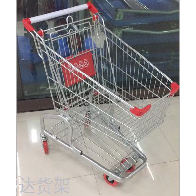 Shopping mall supermarket shopping cart handcart herringbone warehouse sorting and storage car