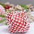 Red 8cm Sequined Snowflake Shaped Foam Ball Christmas Ball Scene Layout Pendant