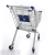 Spot supermarket hand push supermarket shopping cart herringbone storage warehouse sorting mall shopping cart