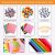 Factory Direct Sales DIY Children's Handmade Material Kit Puzzle Handmade Collage Art Toy Set
