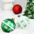 Cross-Border New Christmas Decorations 6cm/50PCs Painted Christmas Ball Christmas Tree Pendant Set Gift Bag