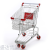 Shopping mall property warehouse metal frame shopping cart supermarket shopping cart