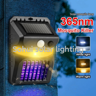 New Solar Mosquito Wall Lamp Mosquito Repellent Intelligent Human Body Induction Outdoor Courtyard Led Solar Wall Lamp