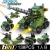 Compatible with Lego Boys and Girls Educational Toys Small Particles Assembling Building Blocks Small City Police Car Tank Military Puzzle