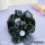 Mesh Bright Beads Sunflower Hair Rope Women's Large Intestine Hair Ring Low Ponytail Hair String Bun Rubber Band Hair Accessories