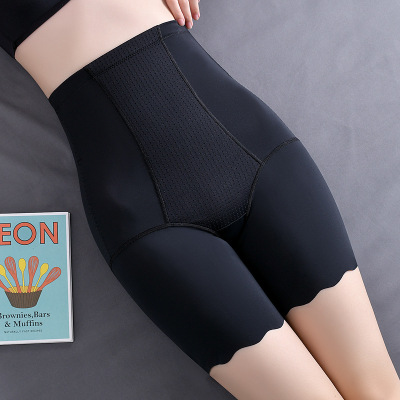 High Waist Large Size Postpartum Pants Bottoming Safety Underwear for Women Hip Lifting Breathable Leg Shaping Graphene Seamless Shaping Pants