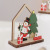 Cross-Border Christmas Decorations Painted Santa Claus Snowman Wooden Craftwork Ornaments Christmas Tree Ornaments