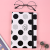 New A5 round Corner Hard Copy Black and White Geometry Notebook Simple Fashion Notepad Office Supplies Wholesale