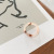 Korean Anna SS Same Style Acetic Acid Cold Style Minimalist Ring Unisex Mixed Color Ring