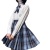 Original JK Plaid Skirt Pleated Skirt High Waist Japanese Style JK Uniform Skirt All-Matching A- line Skirt Autumn Women