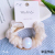 Yaja Pearl Ball Hair Rope Girl Mori Headband Hair Accessories Bun Organza Small Intestine Ring Hair Ring Combination