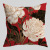 New Chinese Classical Red Geometric Pillow Cover Light Luxury Elegant Home Flowers Super Soft Printed Pillows Cushion Cover