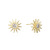 Europe and America Cross Border Fresh Sun Flower Ear Studs Rhinestone Zircon XINGX Female Earrings in Stock Wholesale Internet Celebrity Ins Style