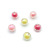 Manufacturer 10mmab Plating Color Inner Color round Beads Middle Beads DIY Handmade Candy Color Beaded Jewelry Accessories