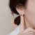 Four-Claw Multiple Ear Piercings Four-Claw Earrings Elegant Wholesale Sterling Silver Earrings High-Grade Popular Socialite Four-Claw Earrings Female Cross-Border