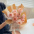Flower Dress Bronzing Kraft Paper as Always Love You Flowers Bouquet Floral Korean Dacal Paper Gift Packaging